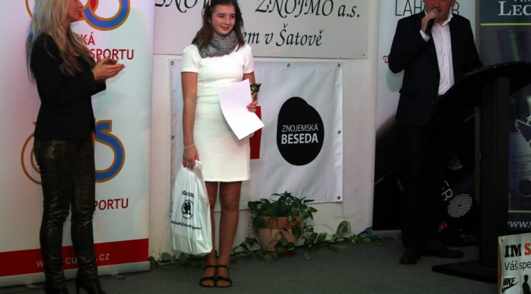 Marie Černá na Vyhlášení sportovců 2015.jpg